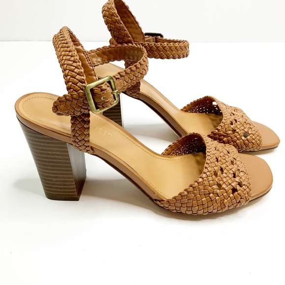 Nine West Gwenny Block Block Heel Sandals 7M - Picture 3 of 10